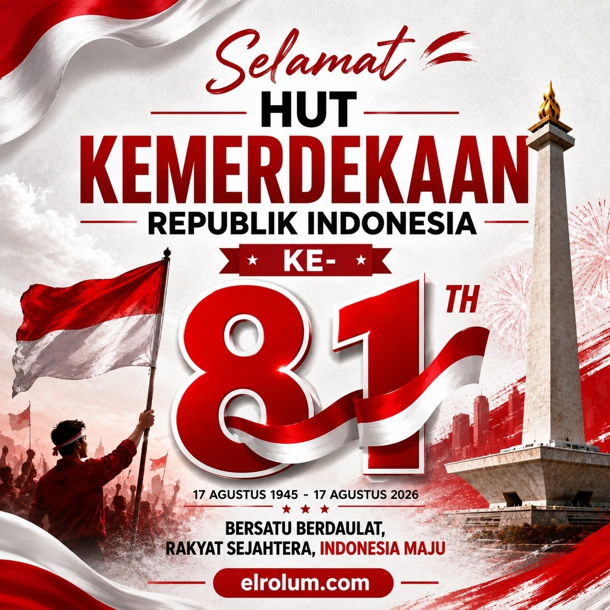 ucapan selamat hut ke 81 ri